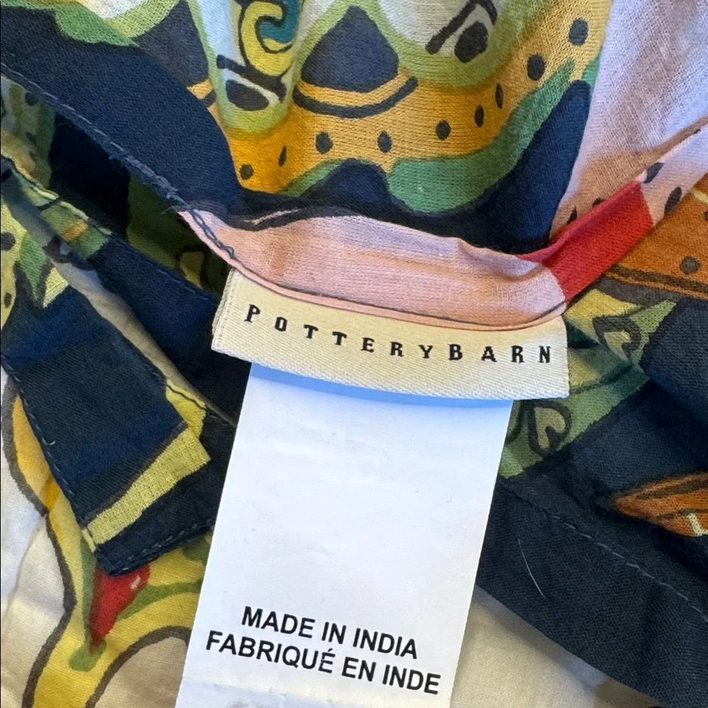 Pottery Barn Rita Bird Euro Shams pillow shams peacocks